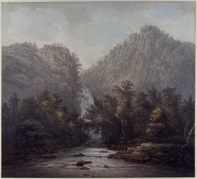 Cascata di Lodore, Westmoreland, 1785 da Joseph Farington